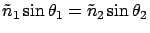 $\displaystyle \tilde{n}_1 \sin\theta_1 = \tilde{n}_2 \sin\theta_2$